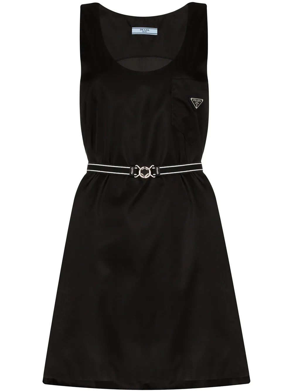 Prada Minikleid Mit Logo 6SO2c WrPNZ Prada Minikleid Mit Logo 6SO2c WrPNZ