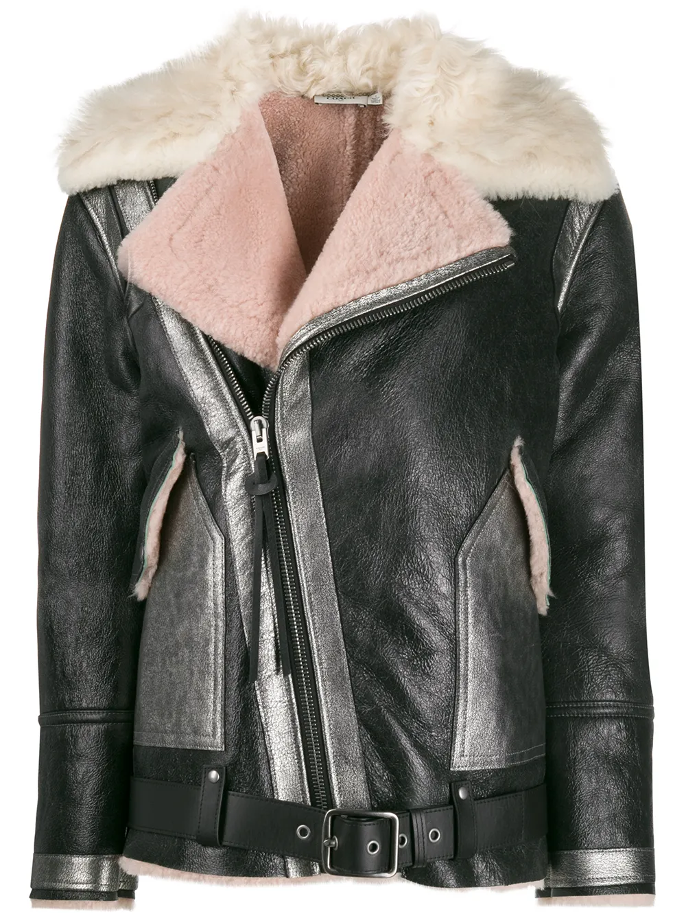 coach shearling aviator jacket