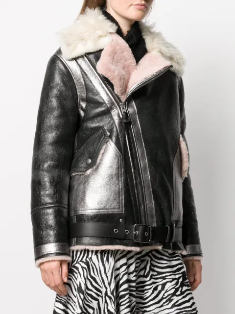 COACH SHEARLING-JACKE IM OVERSIZED-LOOK