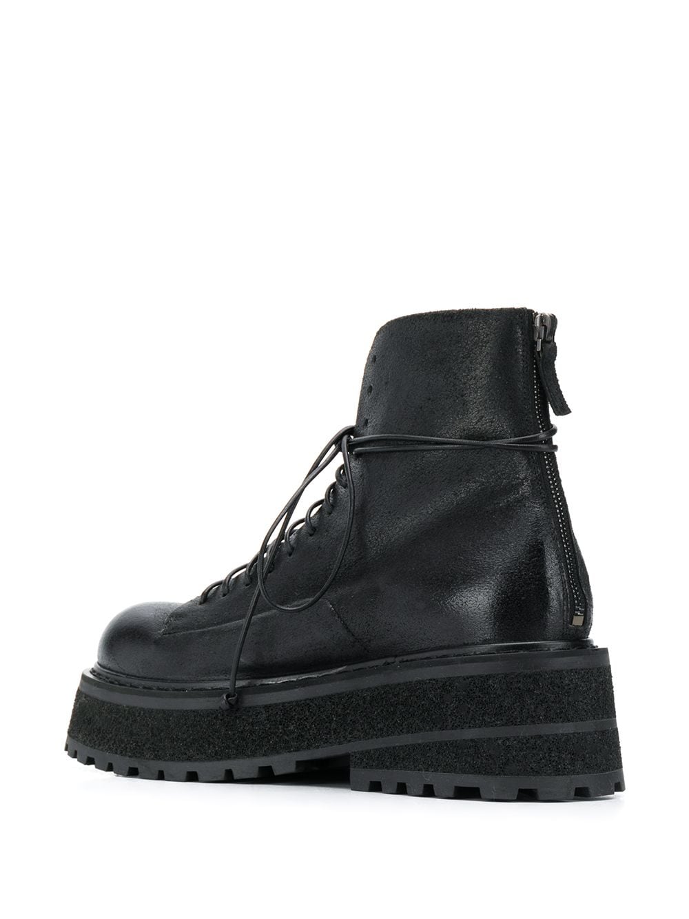 Marsèll platform lace up boots Black