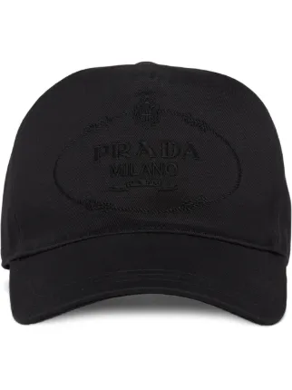 prada logo baseball cap