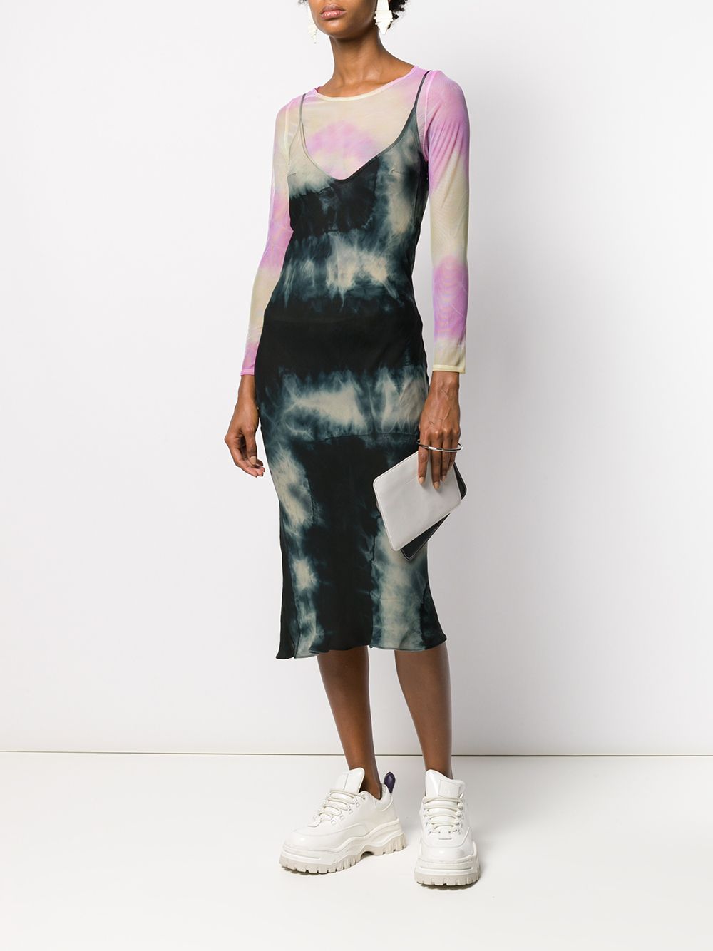 фото Collina Strada tie dye print dress