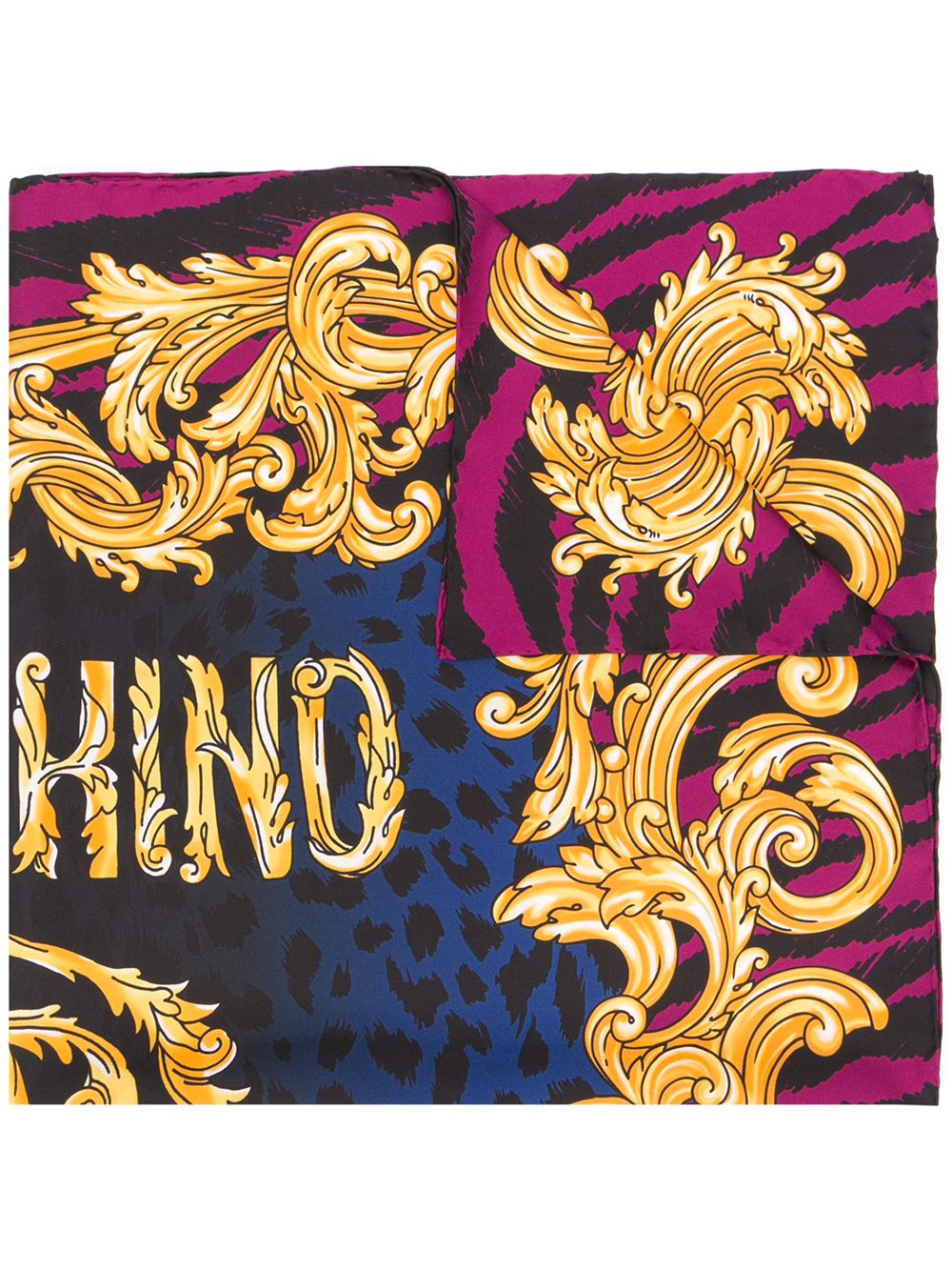 фото Moschino платок с графичным принтом