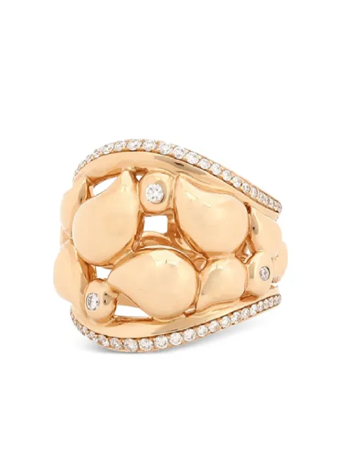 TAMARA COMOLLI anillo en oro rosa de 18kt con diamante