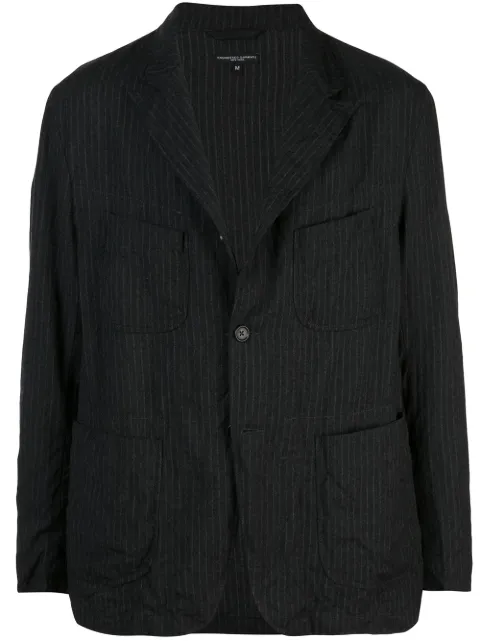 ENGINEERED GARMENTS STRIPED MULTI-POCKET BLAZER