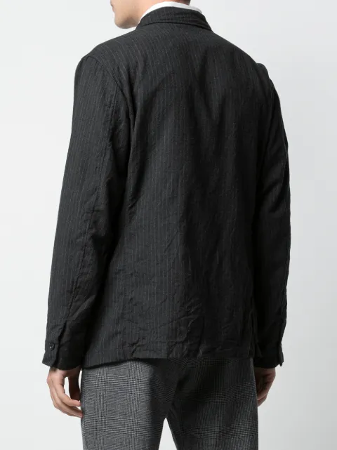 ENGINEERED GARMENTS STRIPED MULTI-POCKET BLAZER
