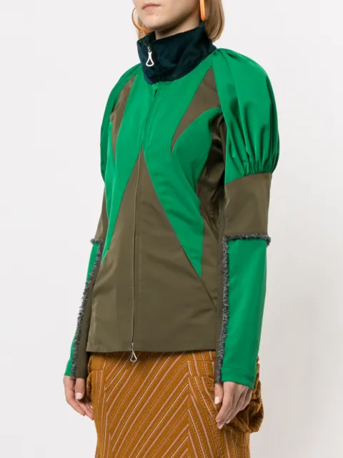 KIKO KOSTADINOV COLOUR-BLOCK ZIPPED JACKET