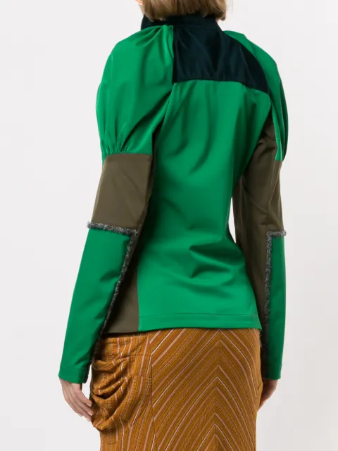 KIKO KOSTADINOV COLOUR-BLOCK ZIPPED JACKET