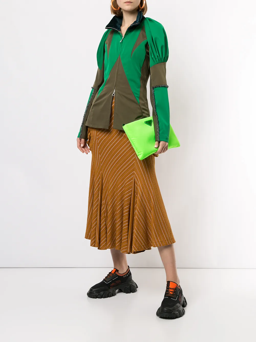 Kiko Kostadinov Flared rok - Bruin