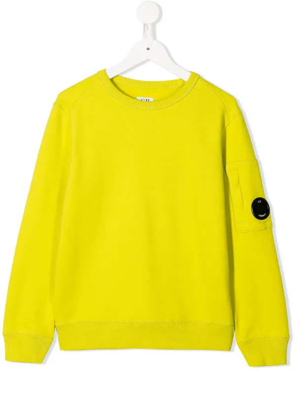 yellow cp company jumper