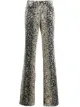 Image 1 of Giambattista Valli snakeskin effect bootleg trousers