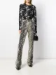 Image 2 of Giambattista Valli snakeskin effect bootleg trousers