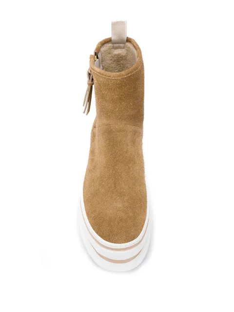 HOGAN PLATFORM BOOTS