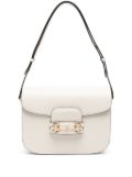 Gucci Horsebit 1955 leather shoulder bag - White