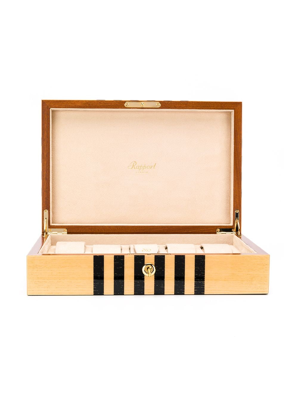 Shop Rapport Labyritnh Collector 10 Watch Box In Neutrals