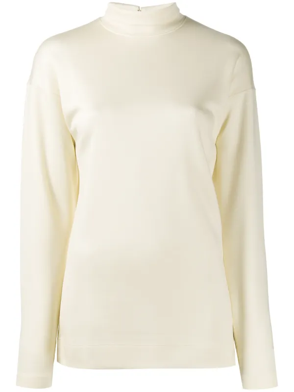 white roll neck