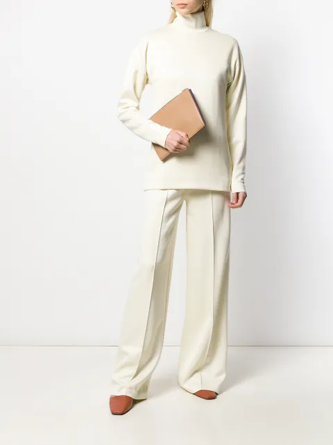 JOSEPH ROLL NECK JERSEY TOP