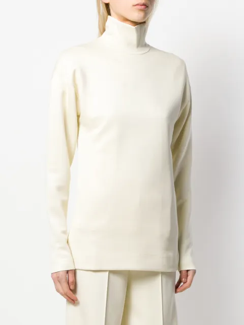 JOSEPH ROLL NECK JERSEY TOP
