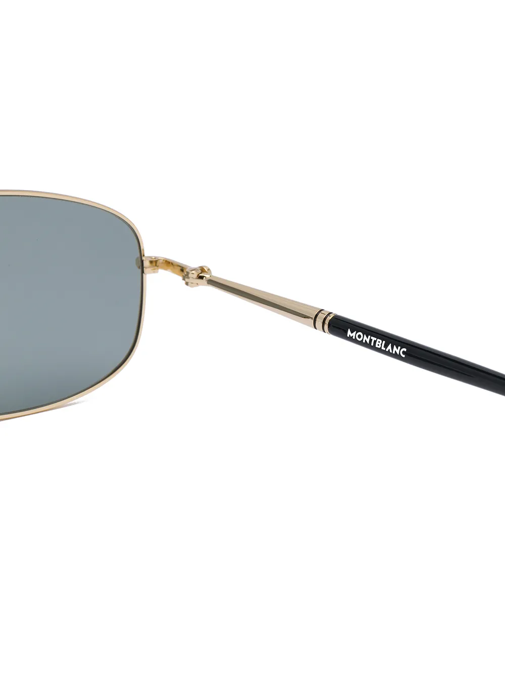 Montblanc Zonnebril met piloten montuur Goud