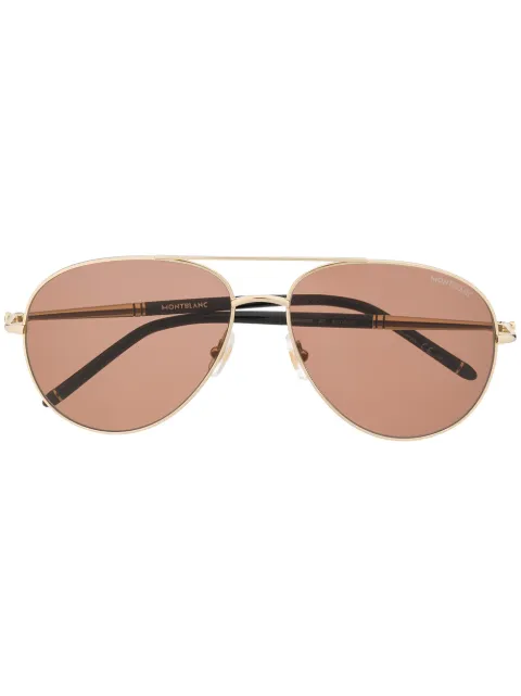 Montblanc lentes de sol estilo piloto