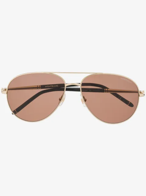 Montblanc pilot-frame sunglasses