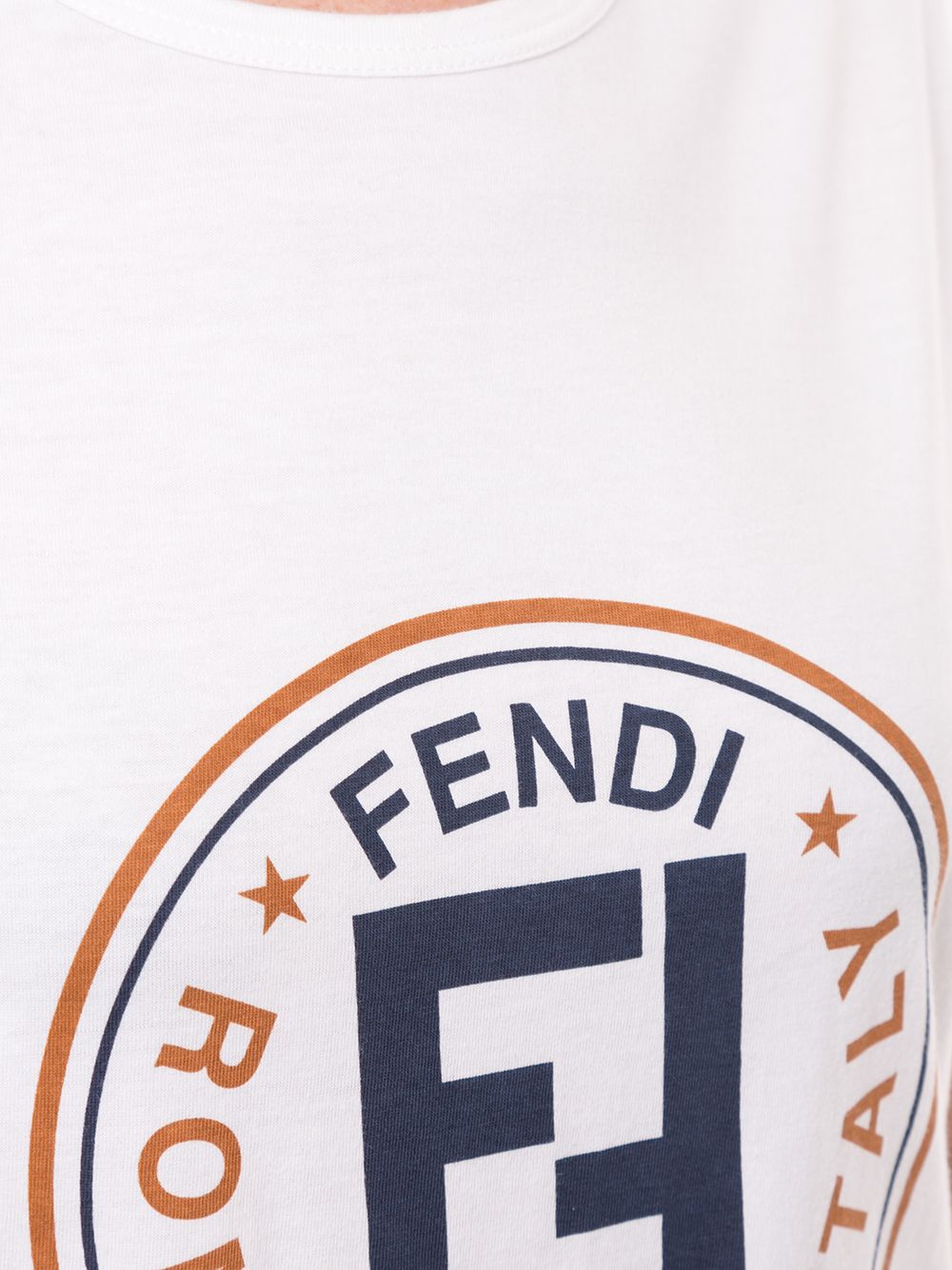 фото Fendi pre-owned футболка с логотипом