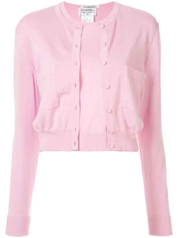 chanel cropped cardigan