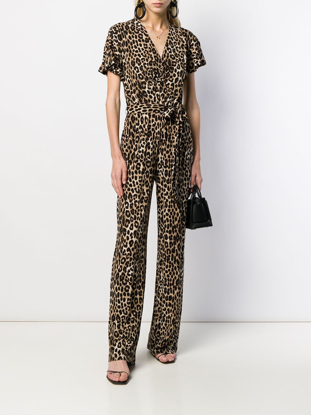 michael kors leopard print jumpsuit