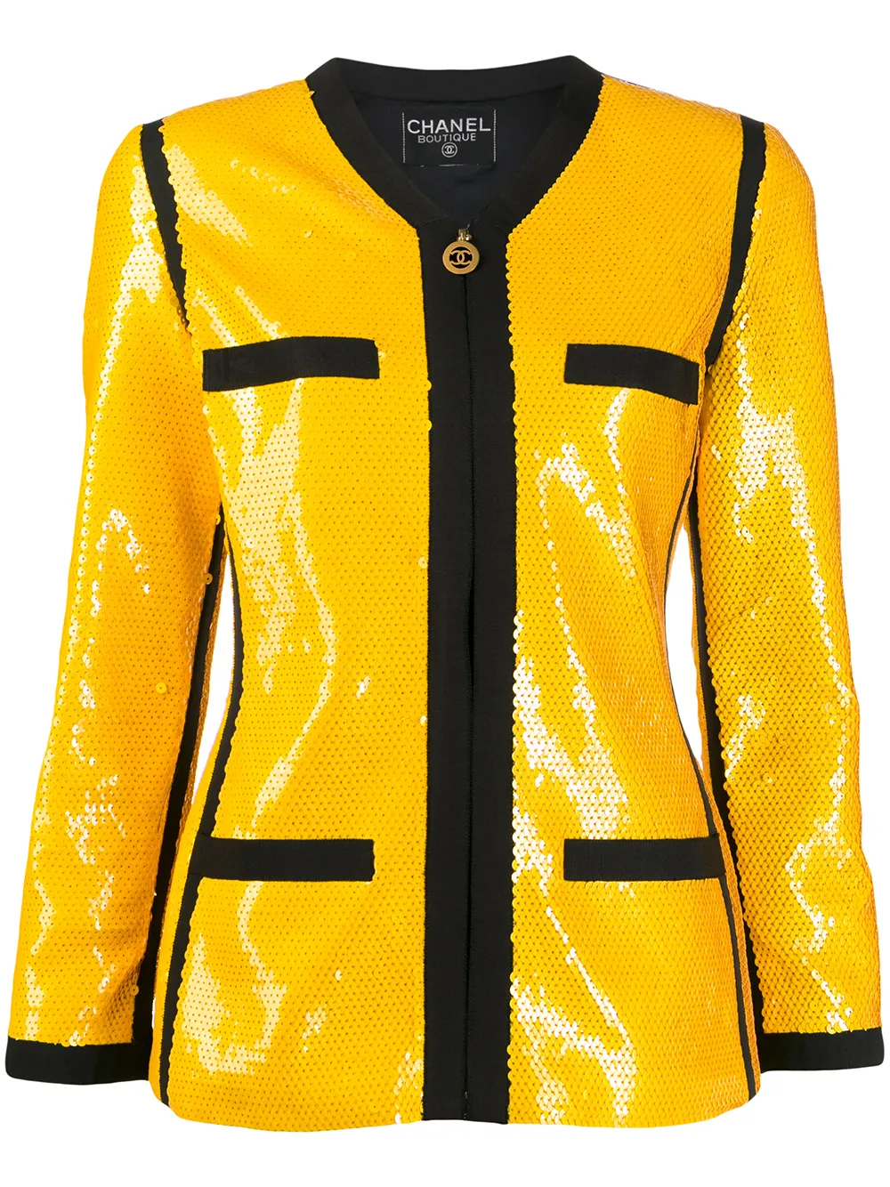 Image 1 of Chanel Pre-Owned 1991 sequinned jacket