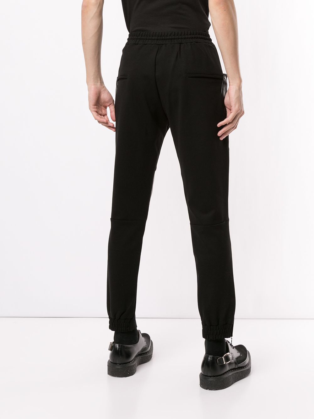 фото Loveless textured panel slim-fit track pants