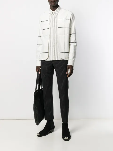 HAIDER ACKERMANN HEMD MIT STREIFEN
