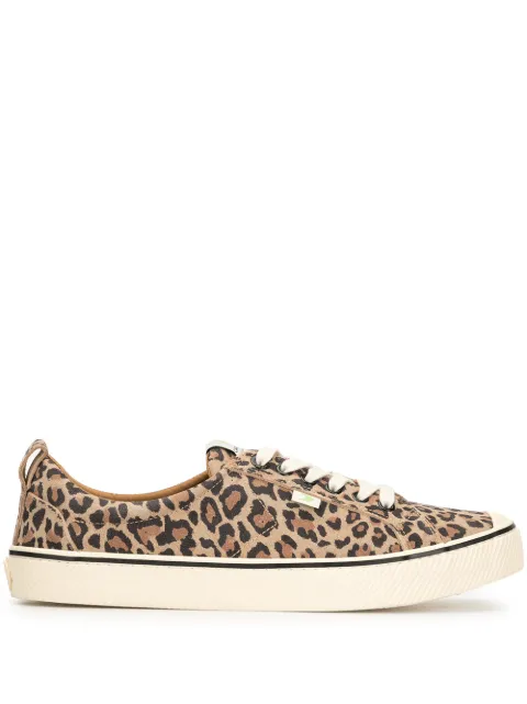 joules leopard print trainers
