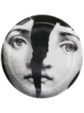 Fornasetti patterned decorative plate - Black