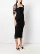 Dolce & Gabbana فستان ميدي تول