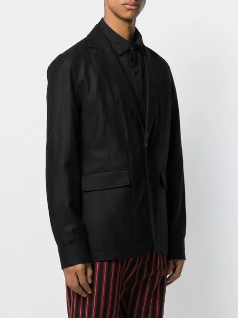 ANN DEMEULEMEESTER PLAIN TAILORED BLAZER