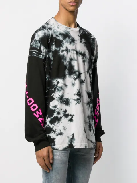 Diesel tie-dye Printed long-sleeved T-shirt - Farfetch