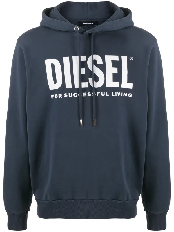 diesel hoodie blue
