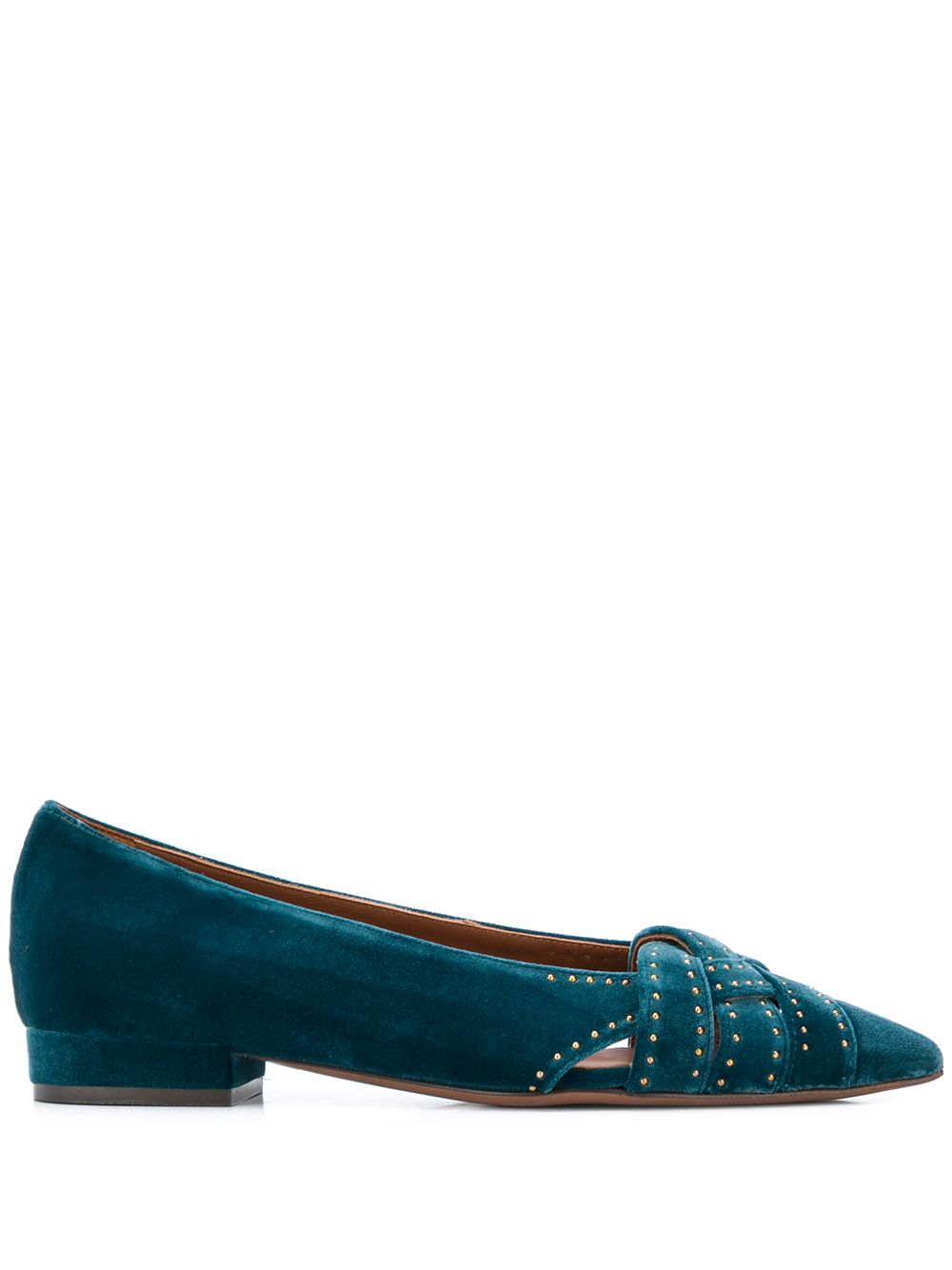 фото L'Autre Chose studded ballerina pumps