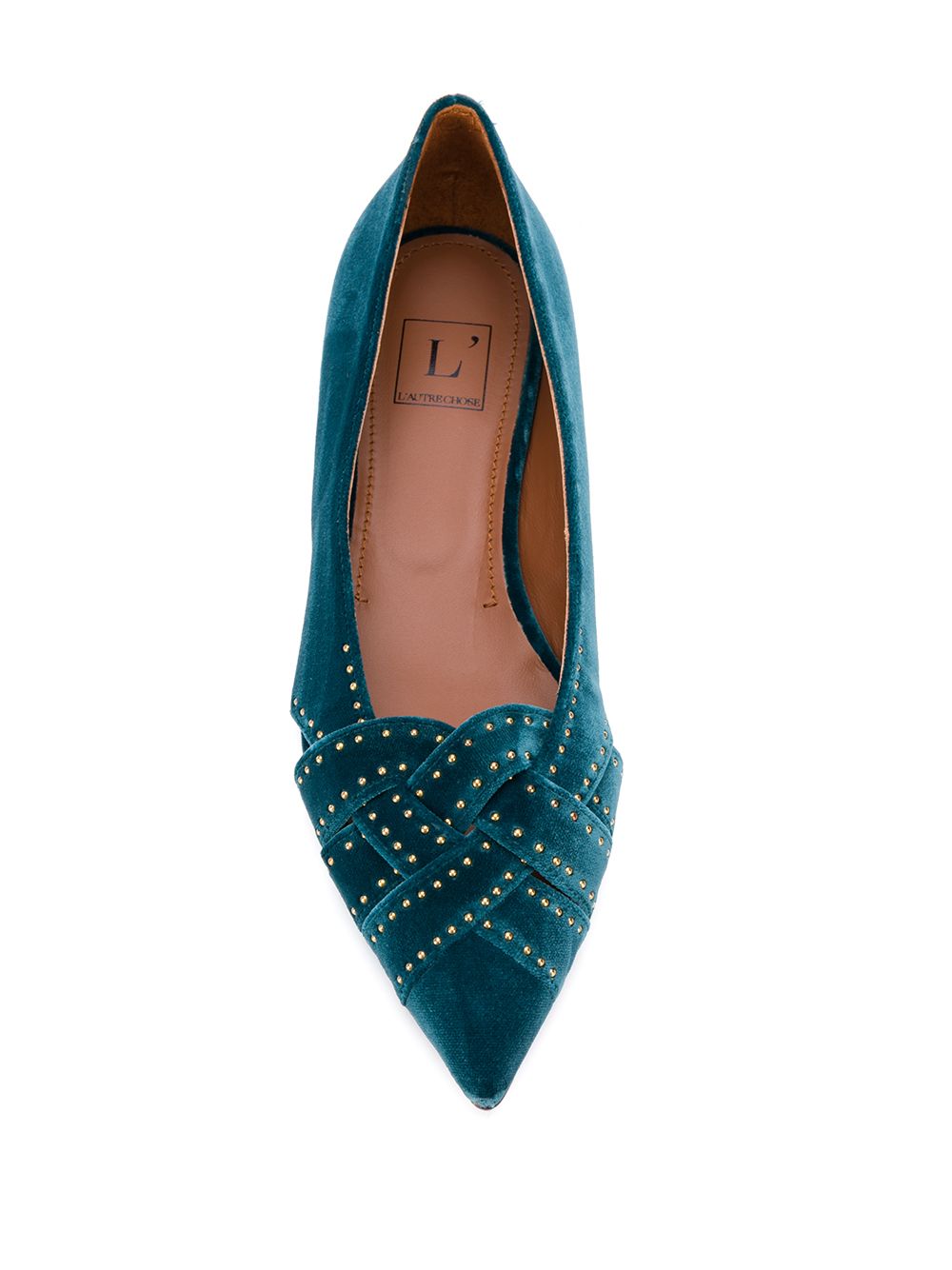 фото L'Autre Chose studded ballerina pumps