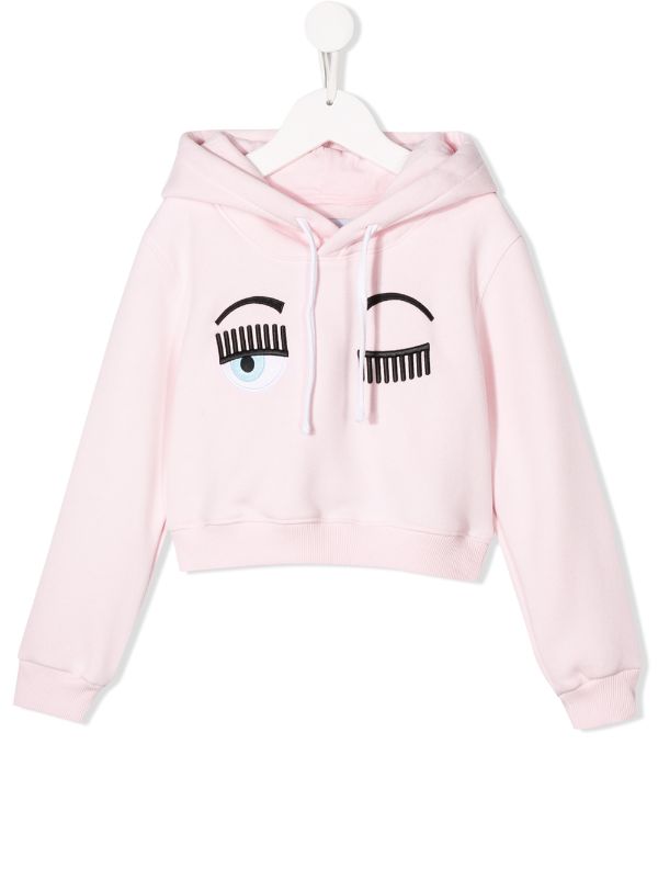 kids cropped hoodie