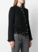 Dolce & Gabbana cropped ruffle trim jacket