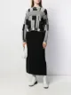 الصورة 2 من Maison Martin Margiela Pre-Owned تنورة مخملية مضلعة