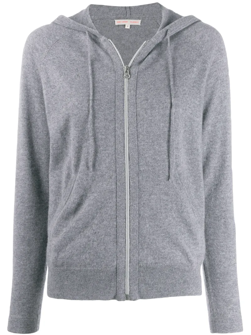 Click to view more detailed imagery on our partner's website Filippa K Soft Sport Cashmere Hoodie In Grey
