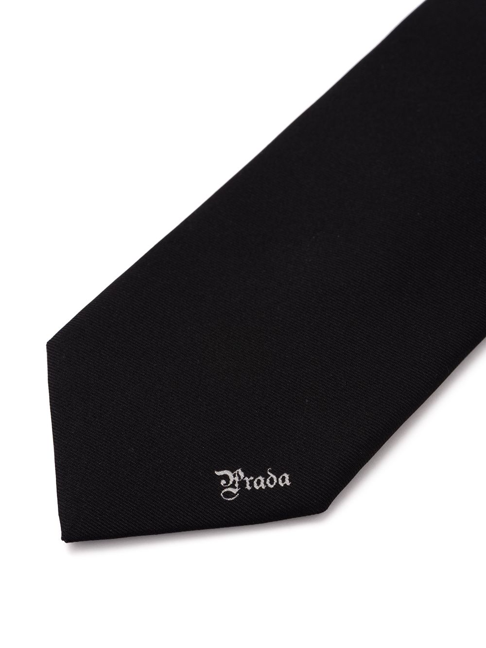 фото Prada галстук с логотипом