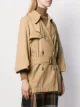 LANVIN Pre-Owned معطف واقي من المطر بحزام