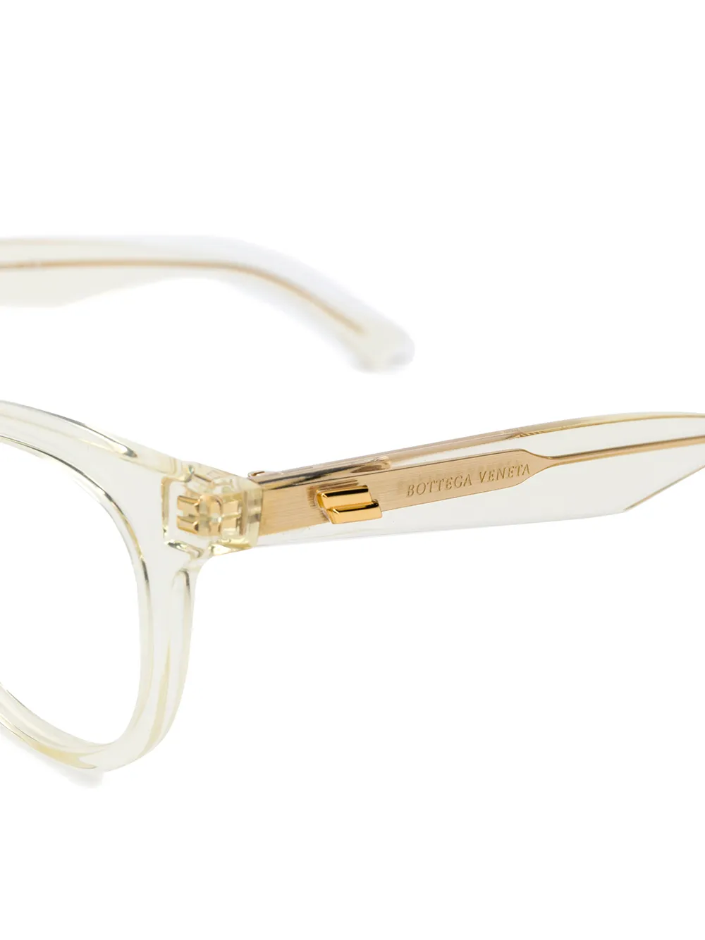 фото Bottega veneta eyewear очки в прозрачной квадратной оправе