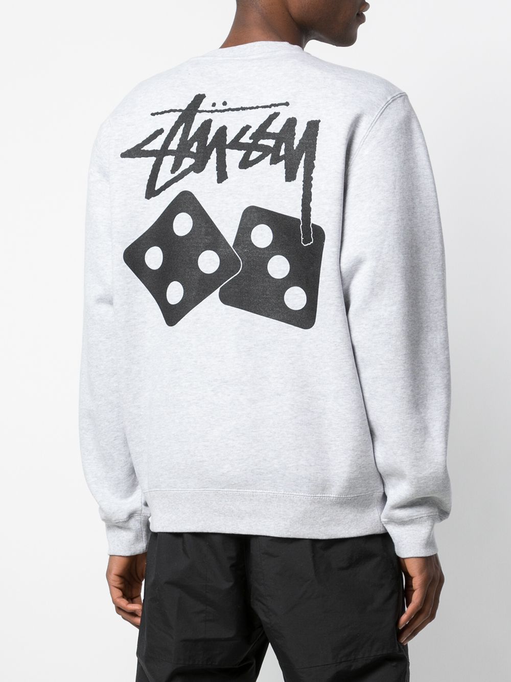 фото Stussy толстовка с вышитым логотипом