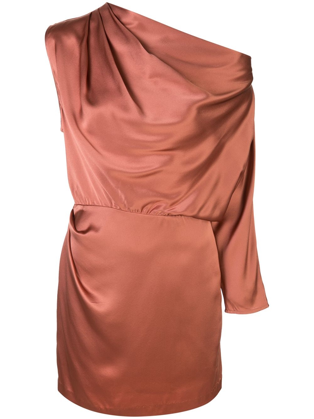 фото Michelle Mason платье с одним рукавом и драпировкой