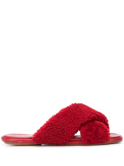 Rosetta Getty flat crossover sandals
