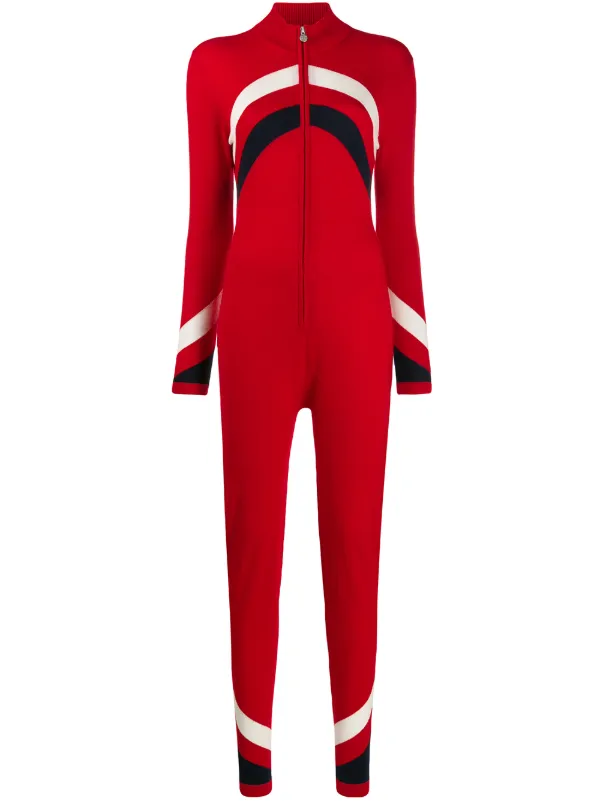 Red ski suit Clearance